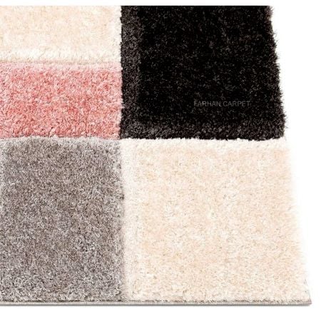 Modern Multicolor Geometric Dining Rug